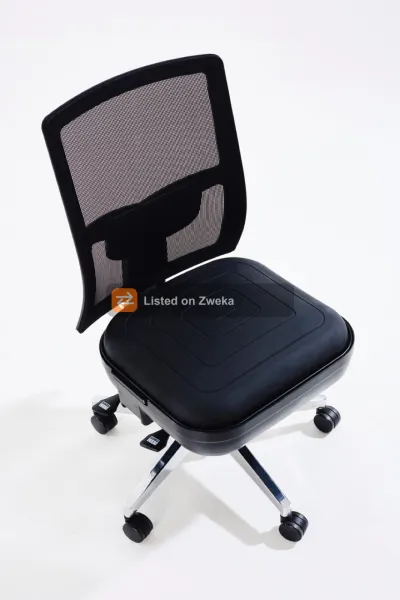 Ergonomic office chair, mesh back — open to swaps