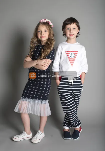 Kids clothes bundle — dress + jogger set