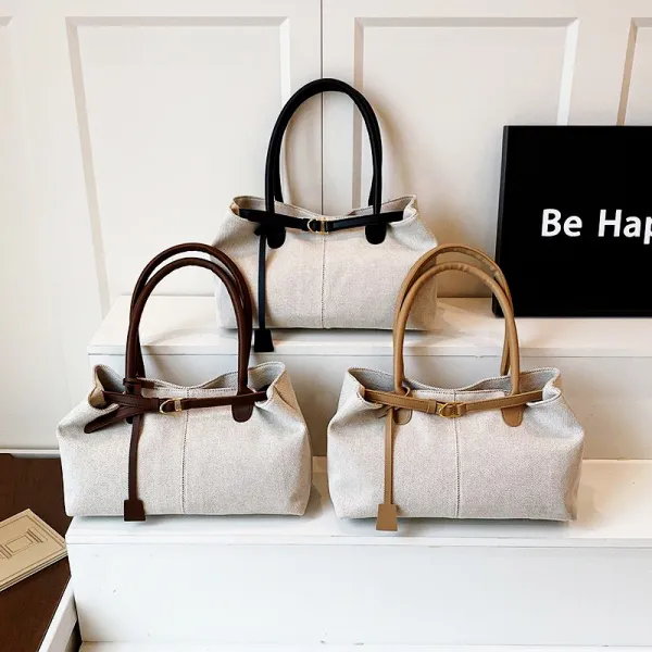 Canvas Shoulder Handbag