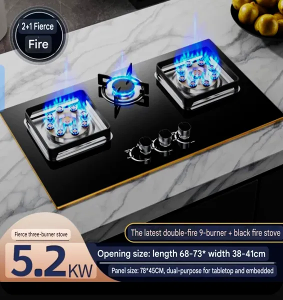3 Face FlIppable Burner