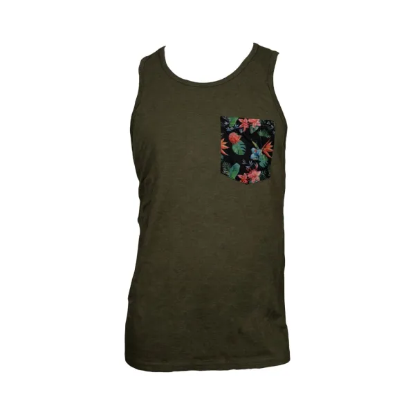 Ladies armless top with scarf