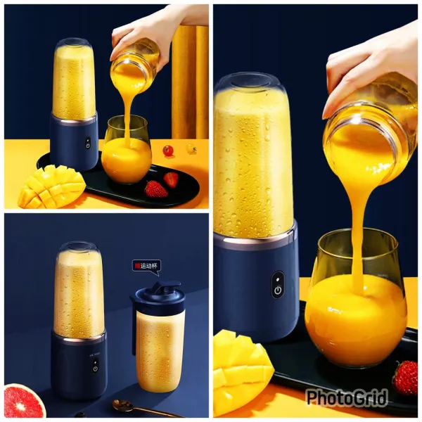 Rechargeable Six-blade Portable Manual Blender