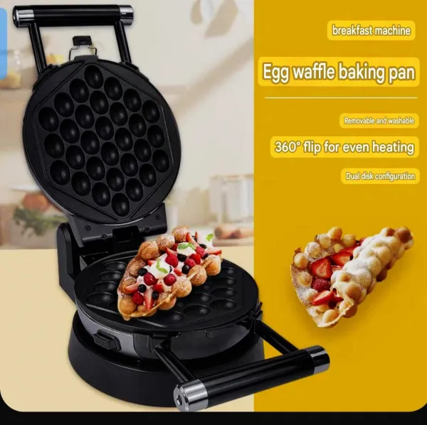 Single Egg Waffle Machine Baking Pan