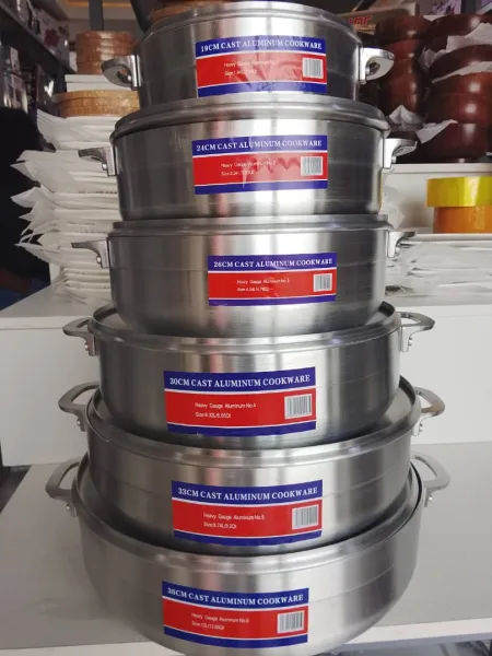 6 Pieces Aluminum  Pot Set