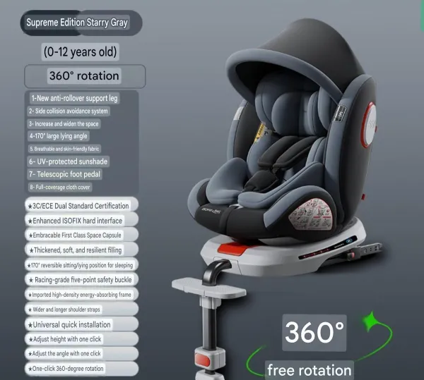 Baby 360 rotating car seat