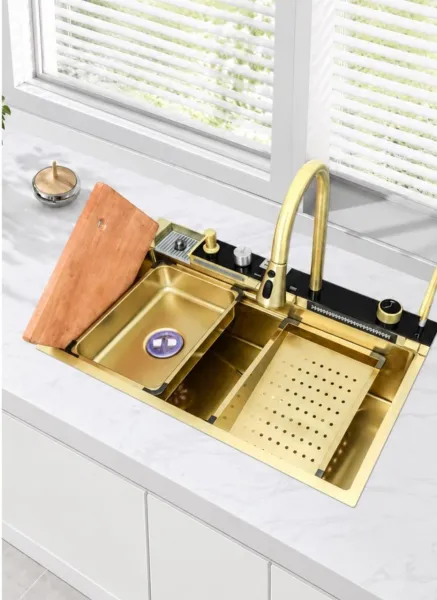 Golden Modern  Kitchen sink
